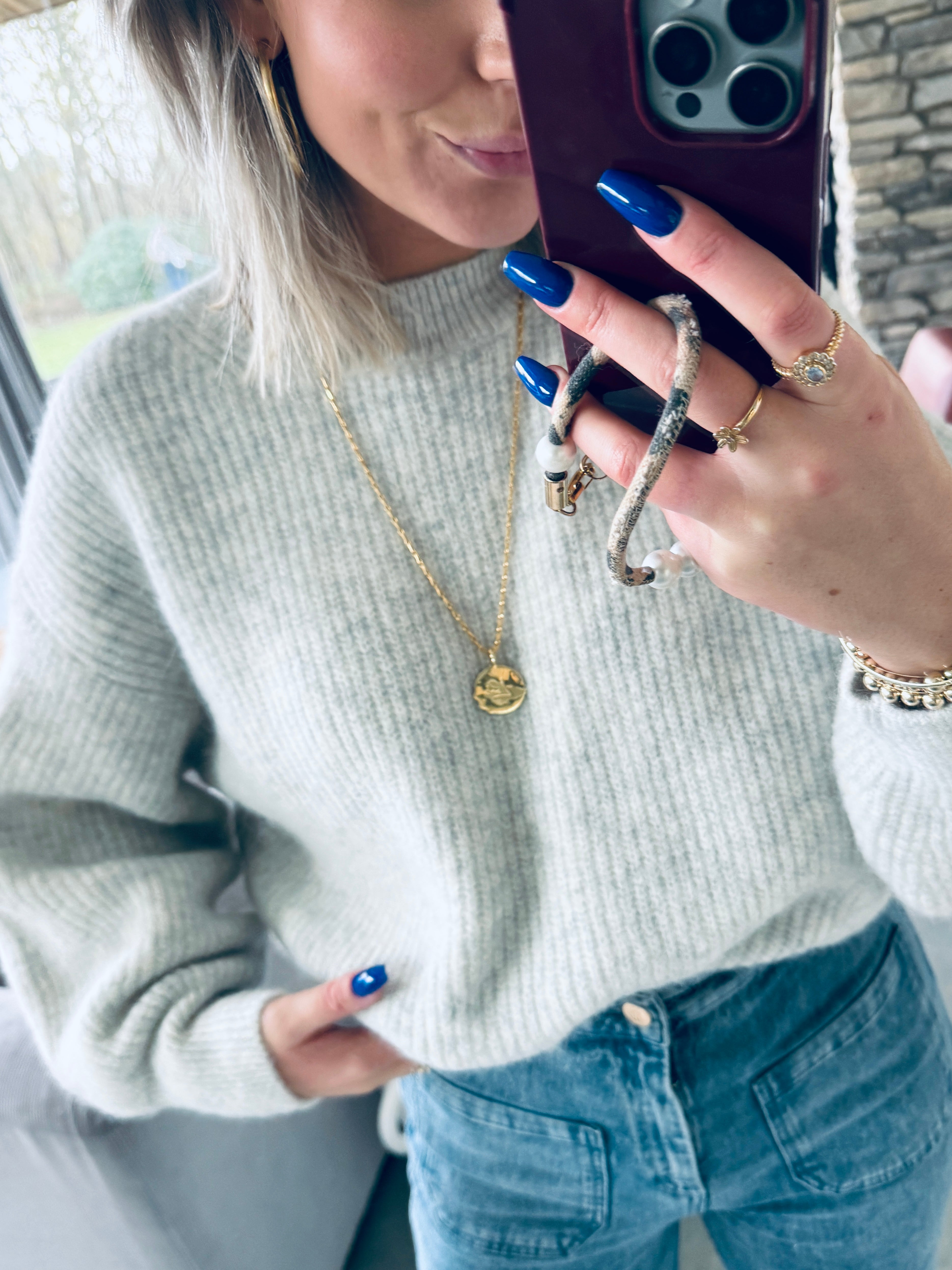 Kyara Pullover - Light Grey