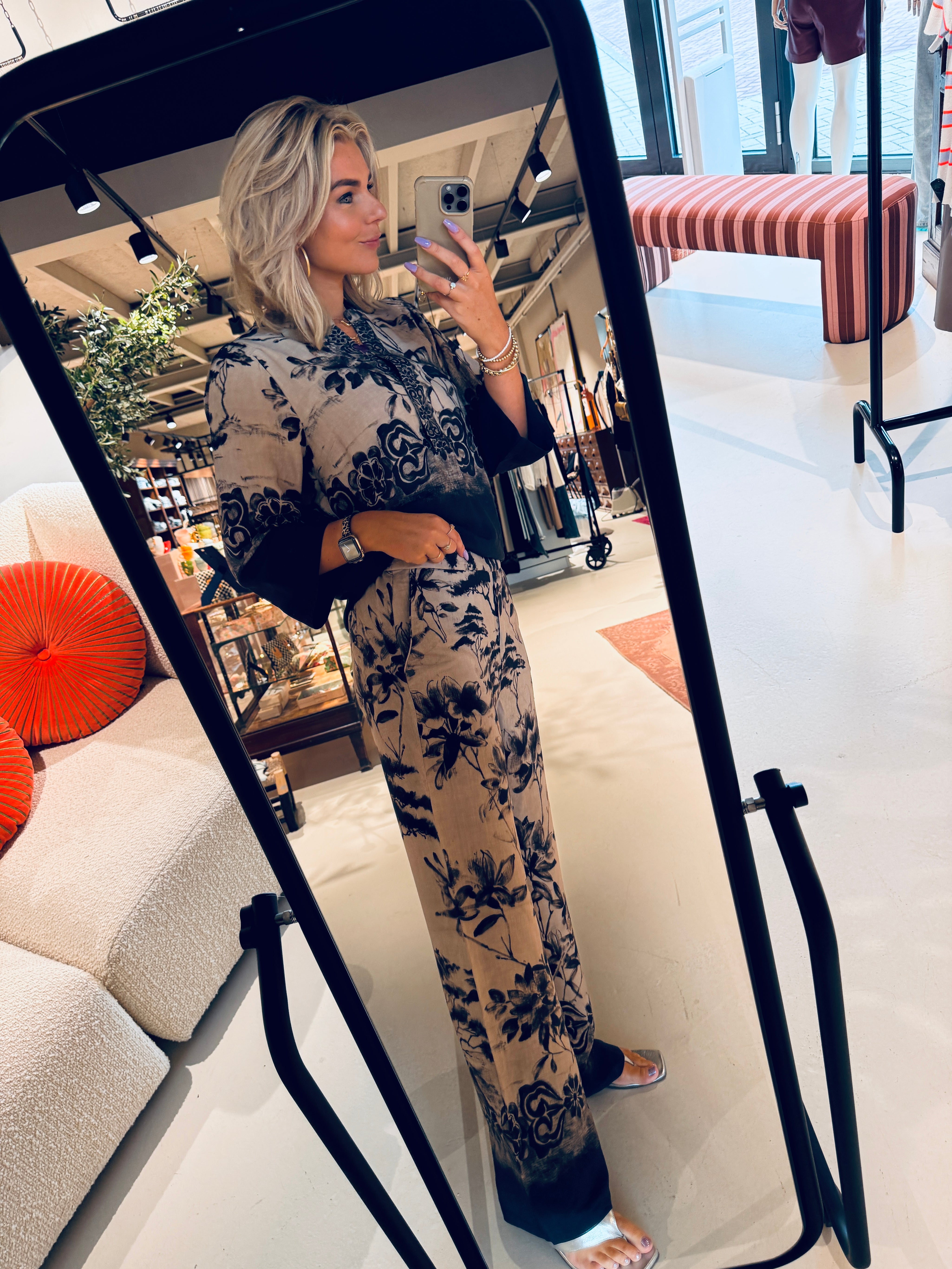 Phi, long wide leg pants