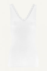 Spitzentop - Off-White