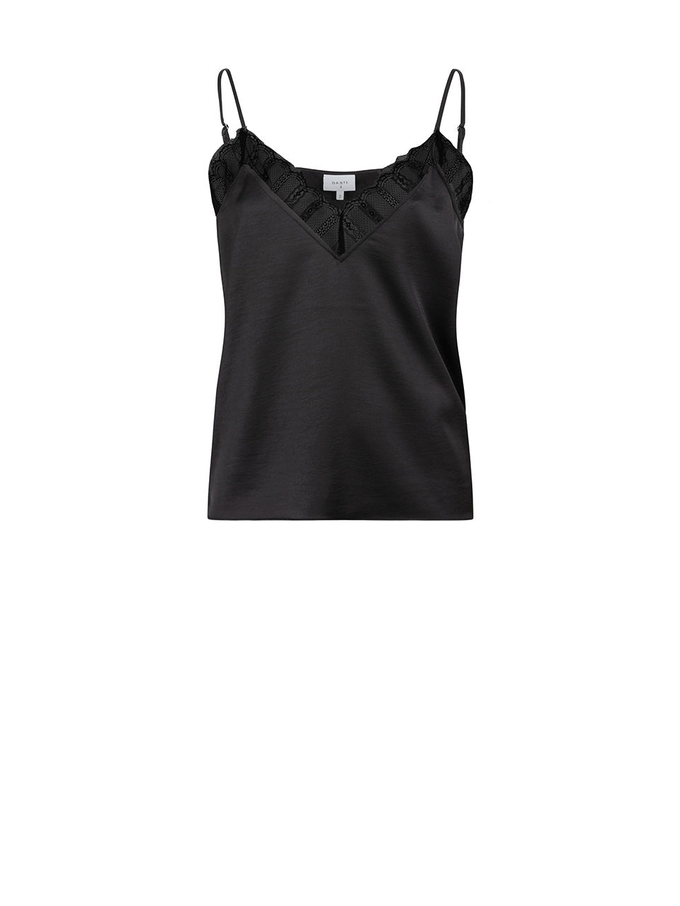 Ipso plain lace camisole - Raven