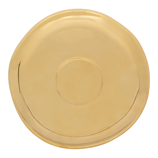 108048 Good Morning Saucer - Gold