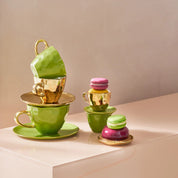 108048 Good Morning Saucer - Gold