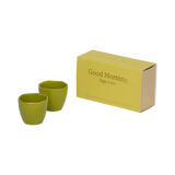 UNC Good Morning Eierbecher Spalterbsenset 2er-Pack in Geschenkverpackung