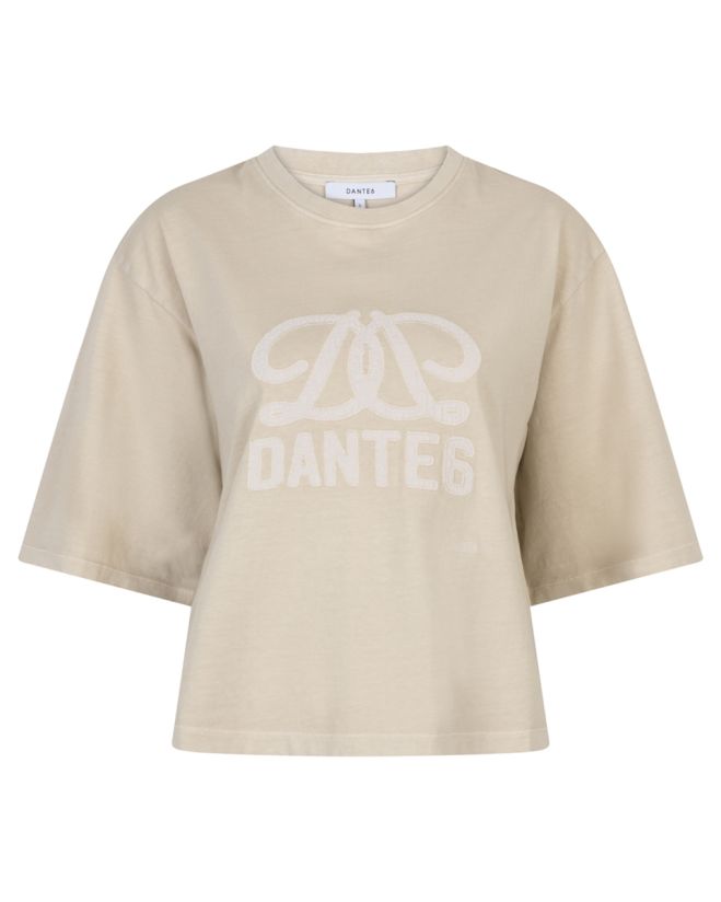 Maimu loose fit cropped logo tee