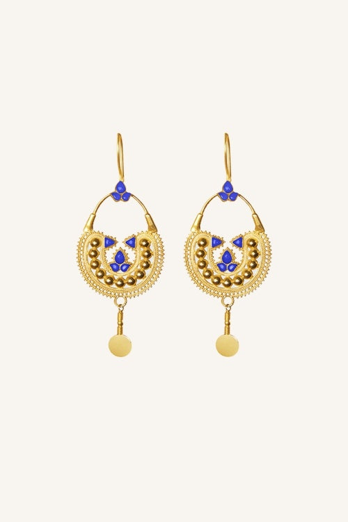 PD Art Earring - Blue