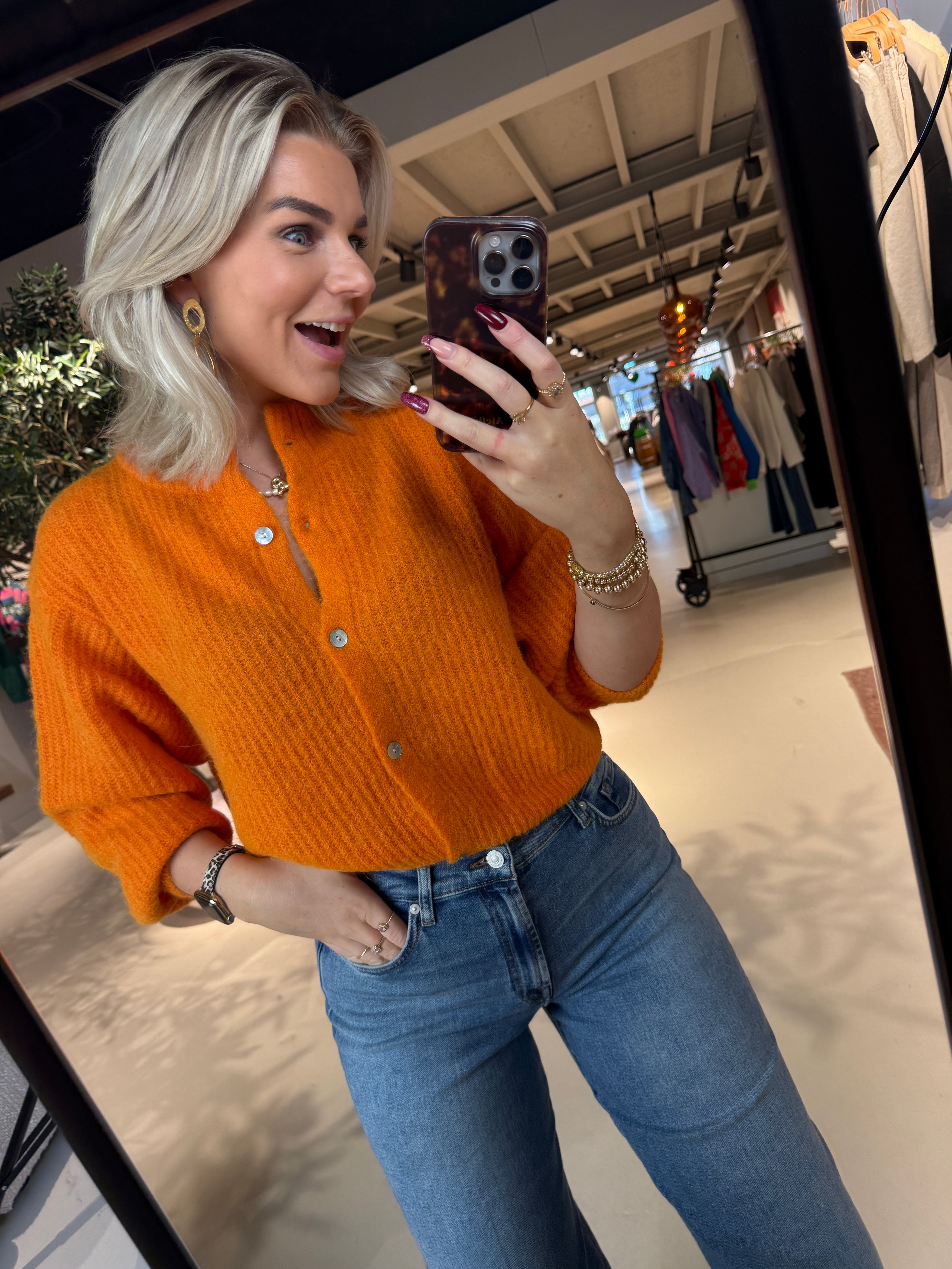 EAST19NH25 Gilet - Agrume Fluo