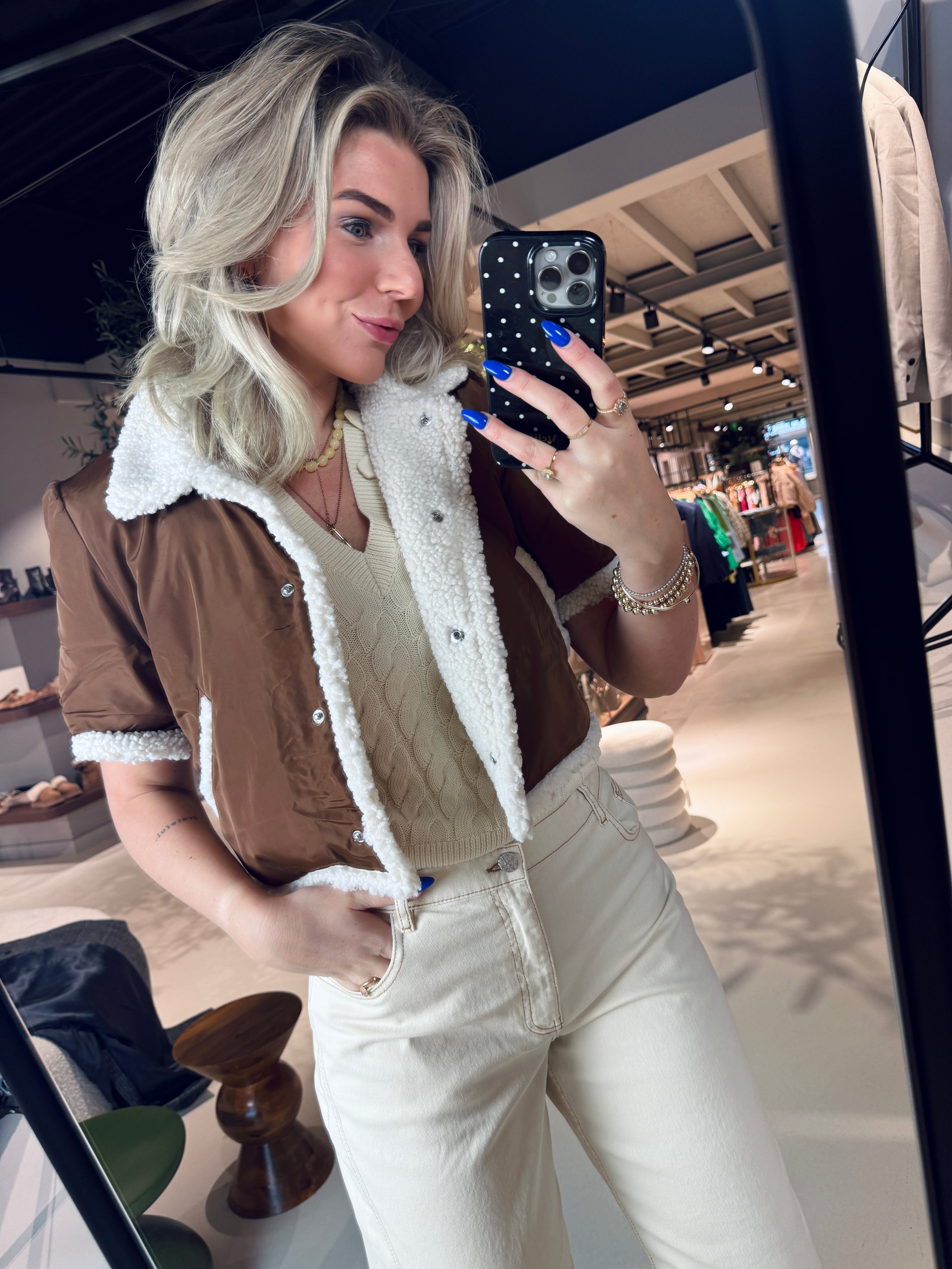 Jessi Blouse met korte mouwen van Baum Und Pferdgarten