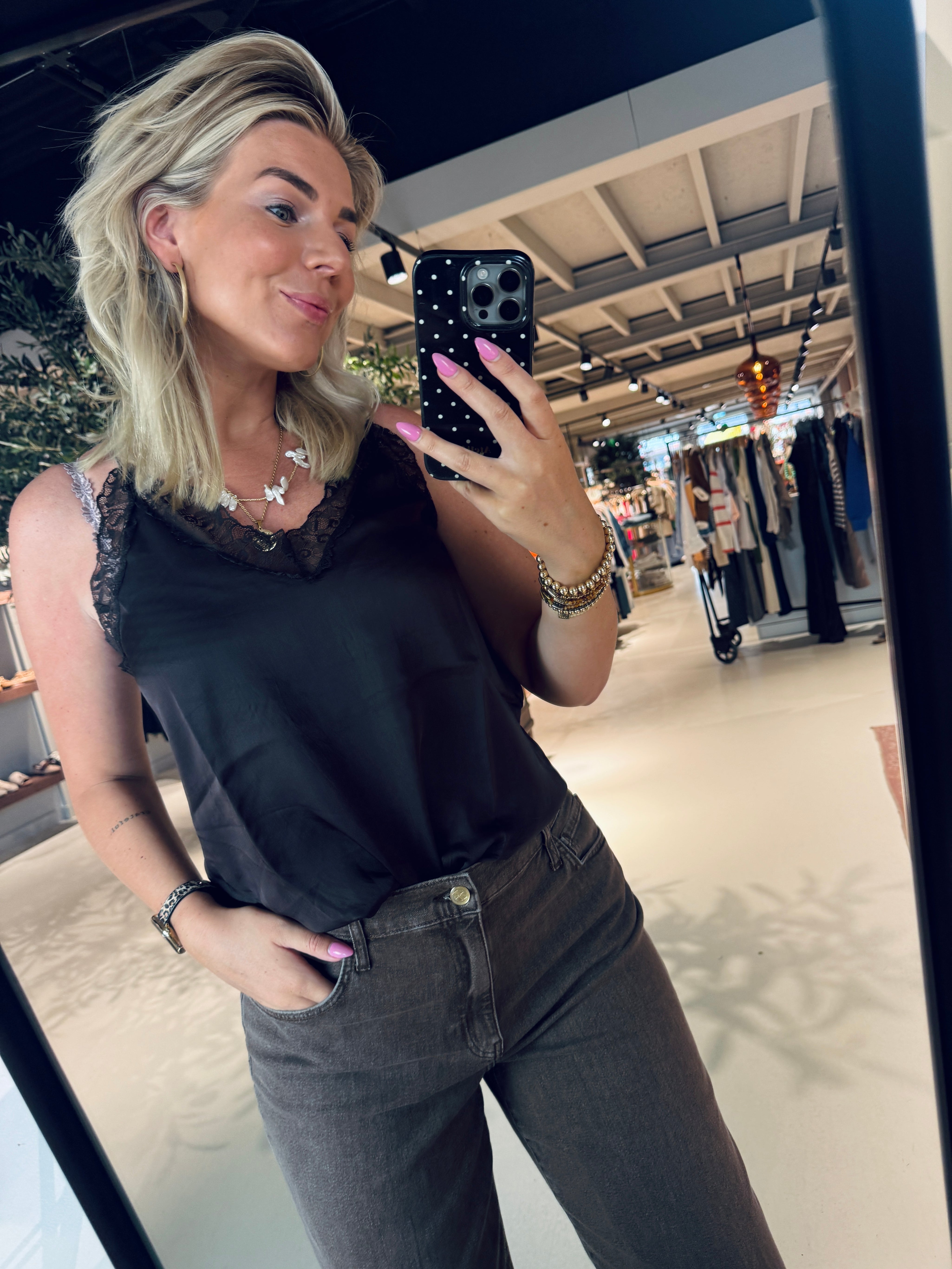 Pia satin top