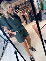 Vina linen blouse
