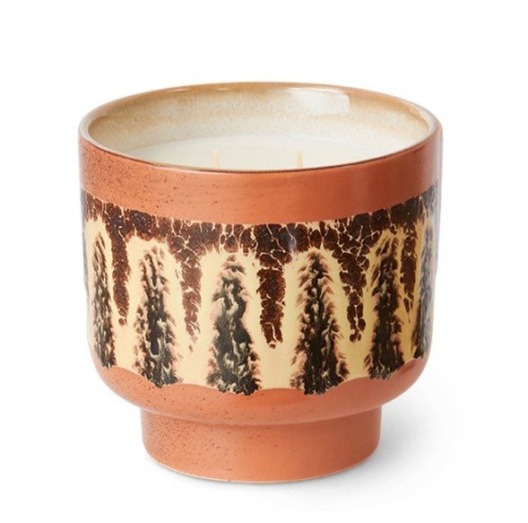 ACS0001 70s ceramics: scented candle Kyoto