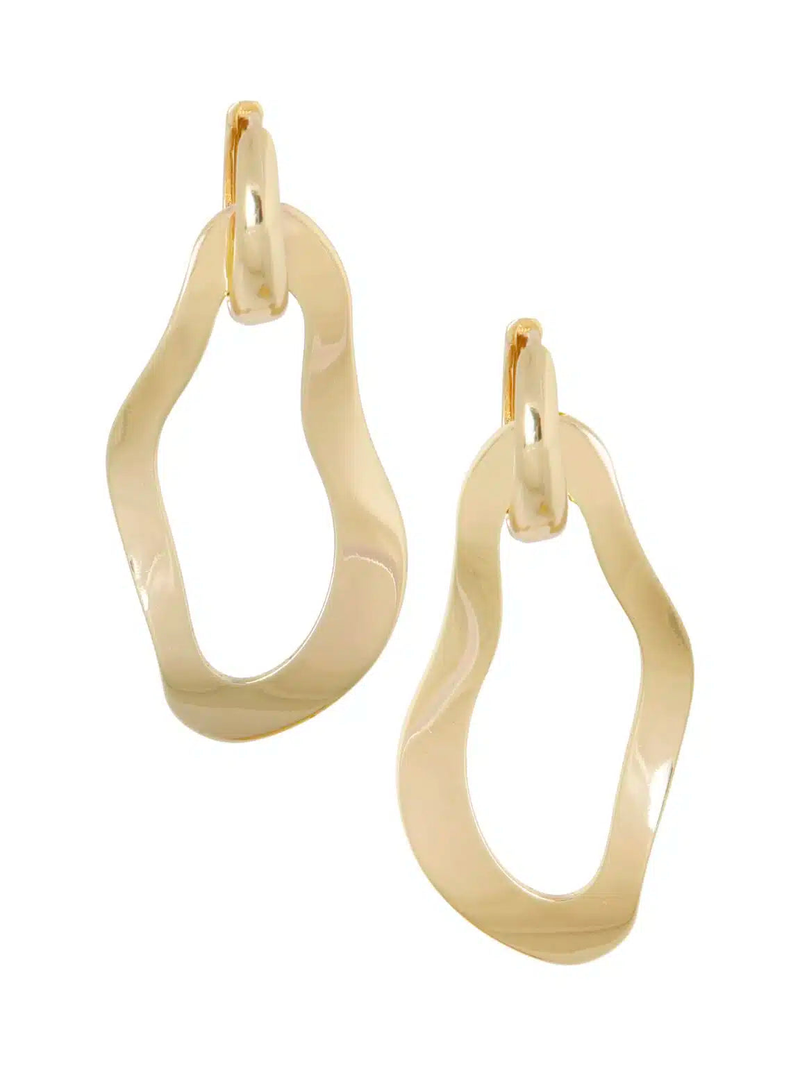 Oorringen Met Organische Hanger
