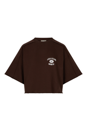 Anine Sweater in bruin en creme voor dames van The Lola Club