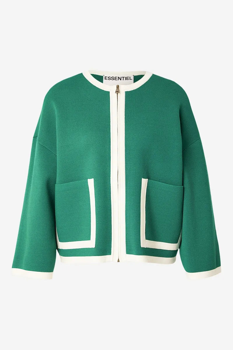 Jani cardigan with contrast