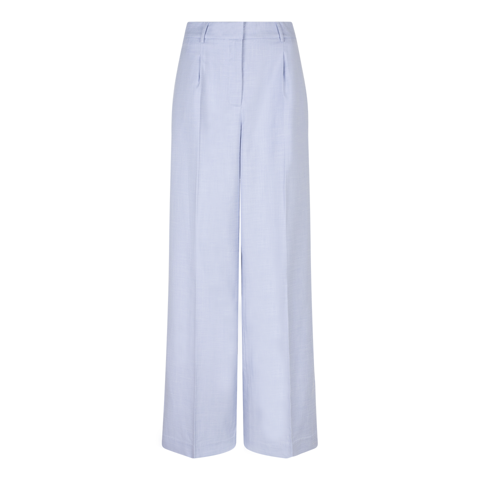 Fabri elasticated wide leg pants - Crystal Blue