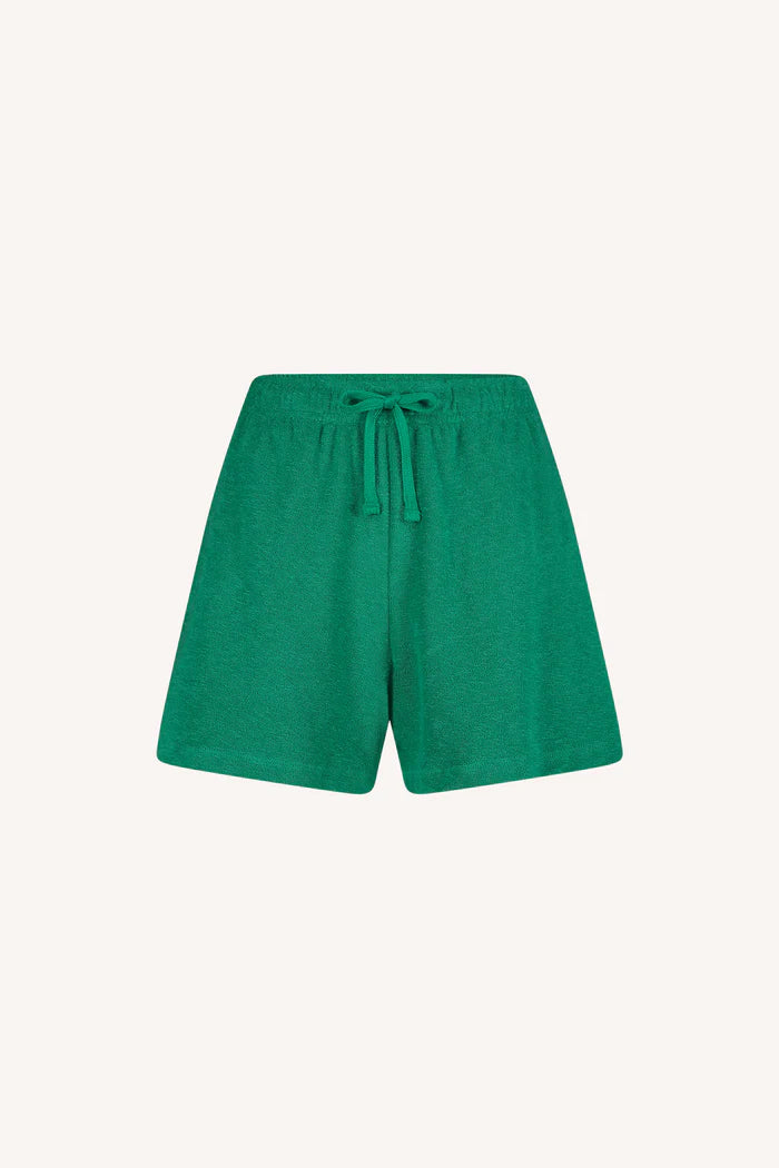 Kid slub shorts - Green lake