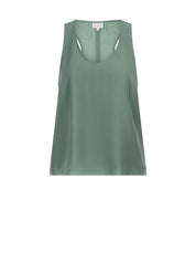 Corin relaxed fit tanktop - Deep Ivy Green