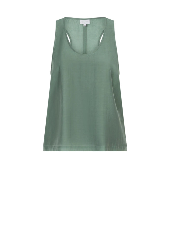 Corin relaxed fit tanktop - Deep Ivy Green