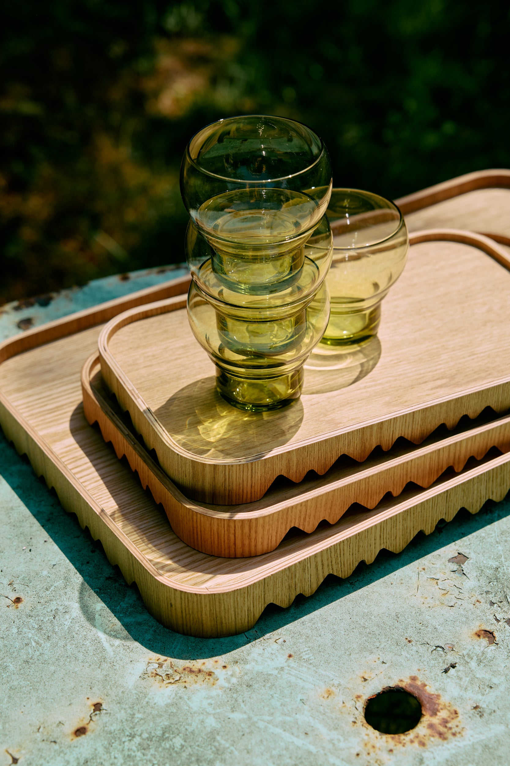 Serving tray Natural