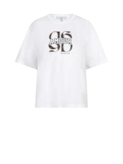 Riot monogram tee - Optic White