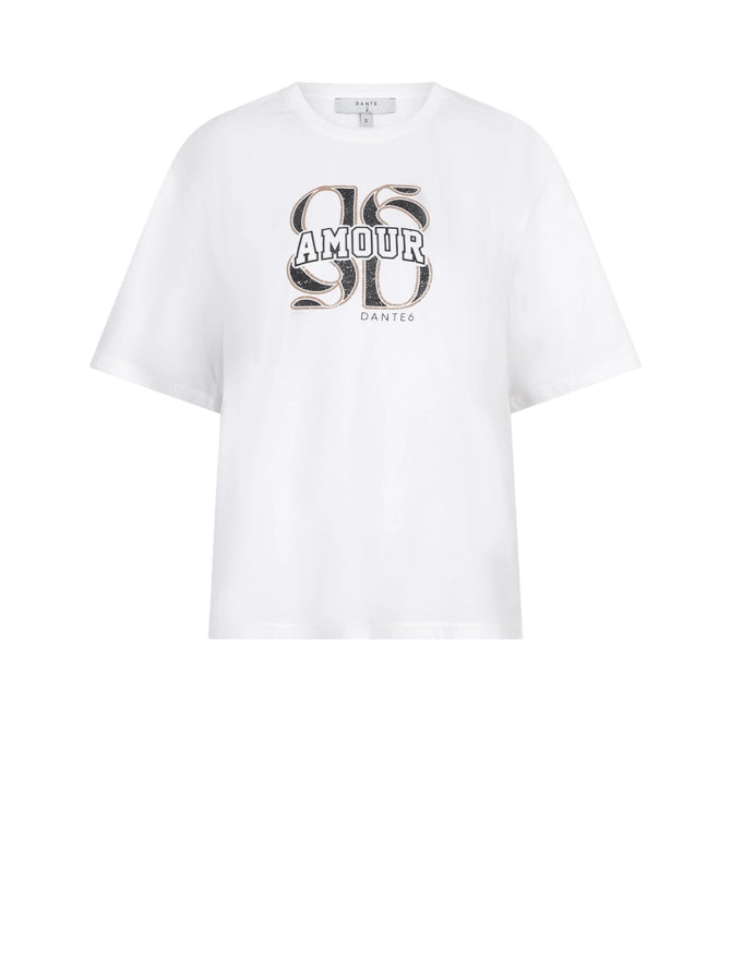 Riot monogram tee - Optic White