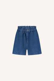 Leon denim short - Medium denim