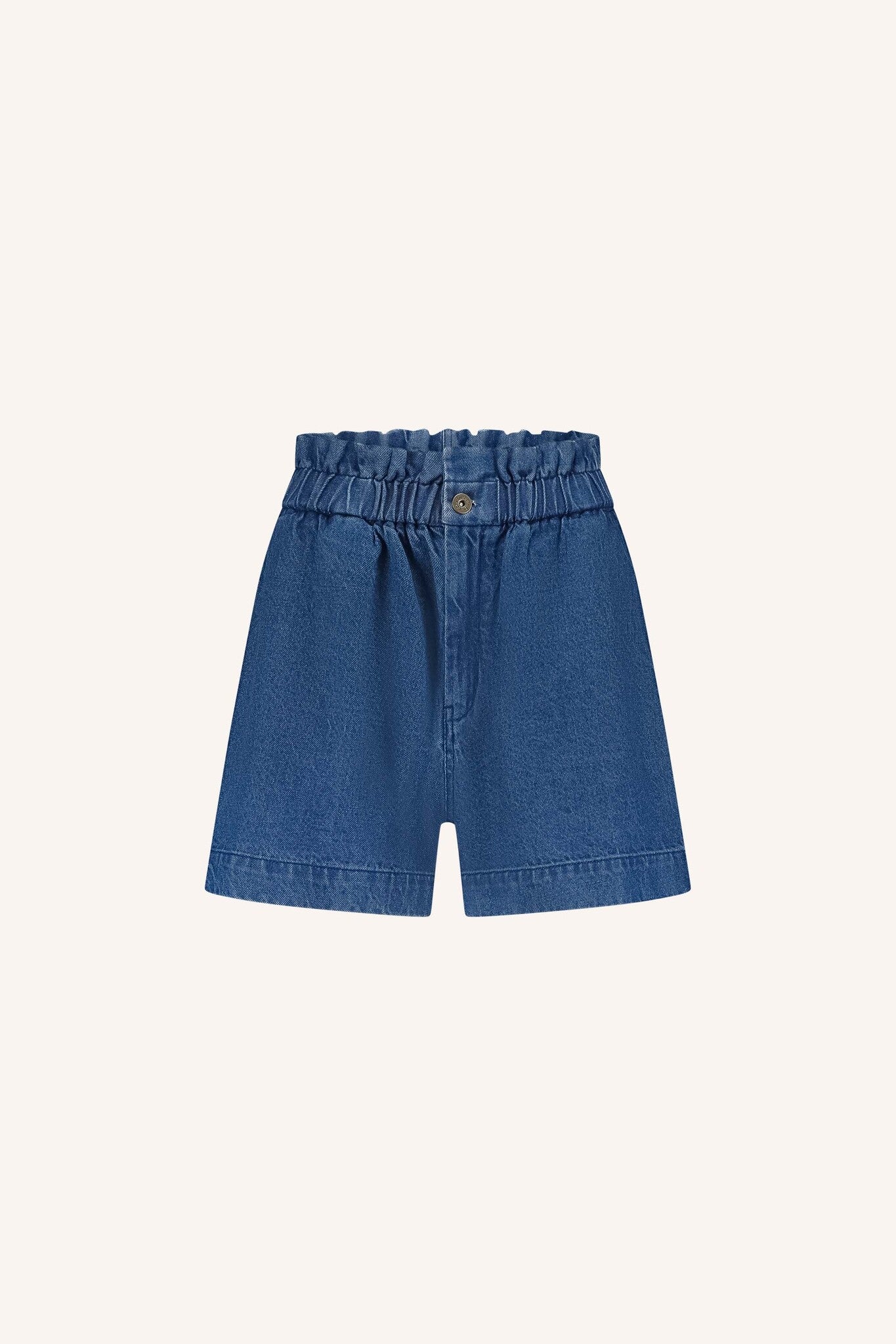 Leon denim short - Medium denim