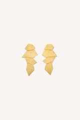 Kristallohrring – Gold