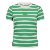 GrannyCC Gathering Stripe Tee met ronde hals van Co'Couture