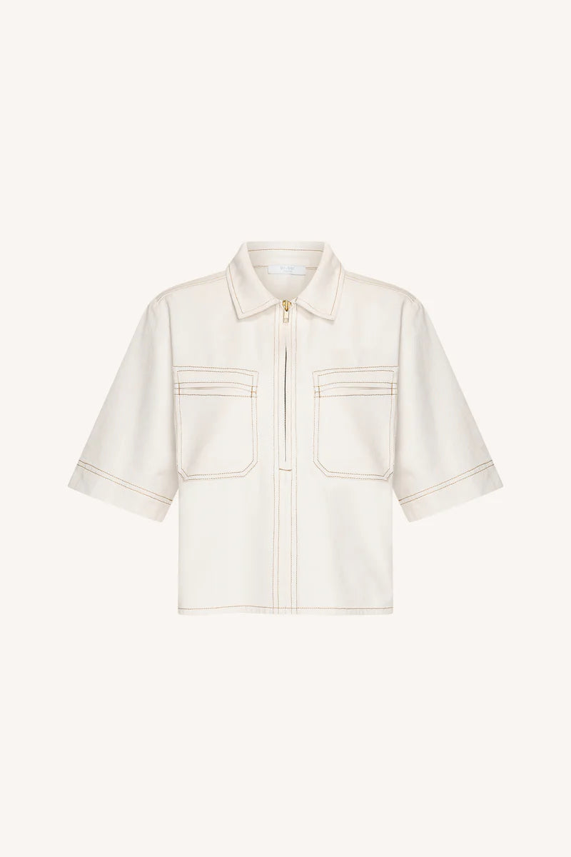 Philipe twill top
