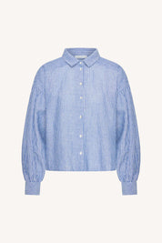 Sarah kurze Leinenbluse