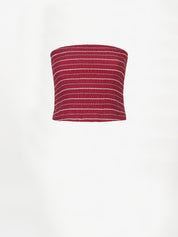 Bliss striped smocked bustier voor dames van Dante6