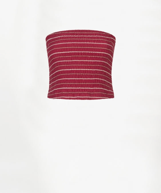 Bliss striped smocked bustier voor dames van Dante6