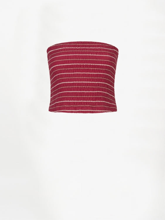 Bliss striped smocked bustier voor dames van Dante6