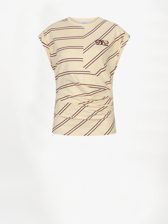 Vesna constructed stripe t-shirt voor dames van Dante6