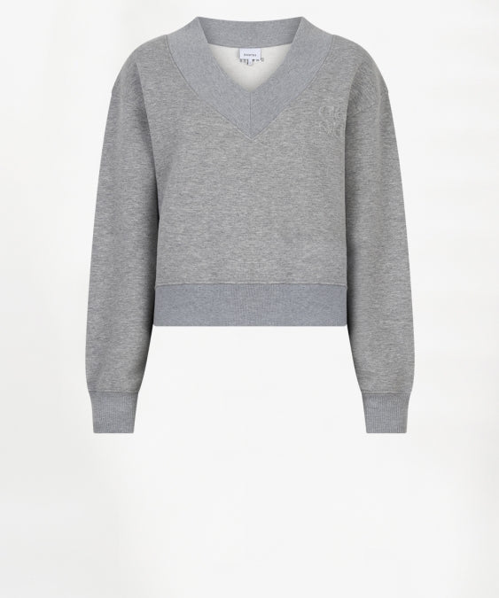 Nox cropped V-neck sweater voor dames van Dante6