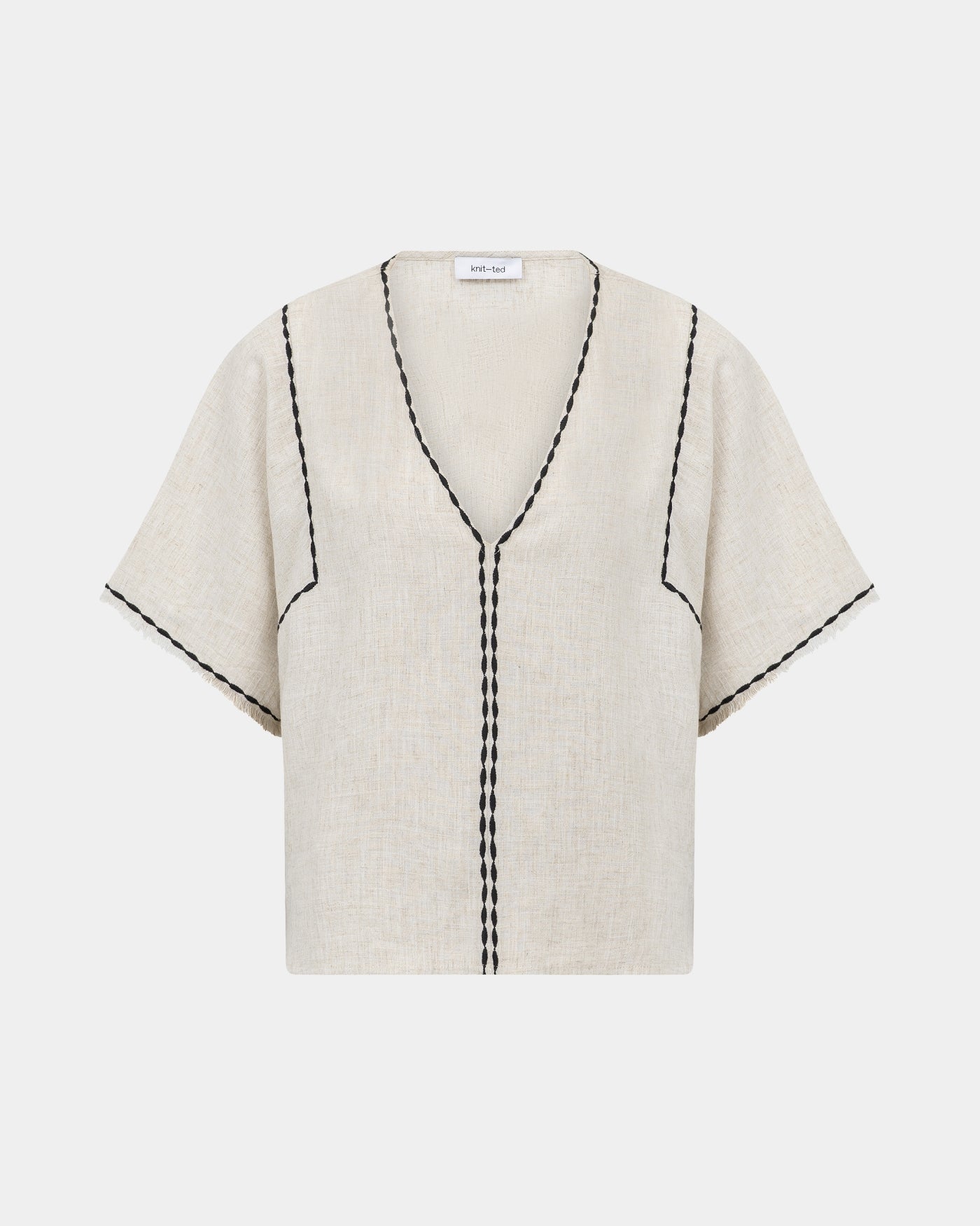 Noor Top voor dames van het merk Knit-ted