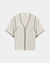 Noor Top voor dames van het merk Knit-ted