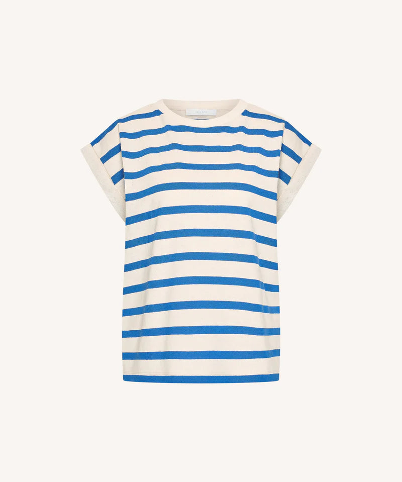 Tobi stripe top voor dames van BY-BAR