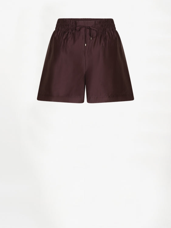 Quentyn relaxed fit shorts in het donkerrood van Dante6