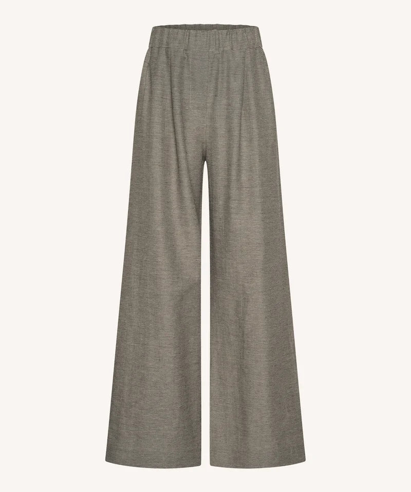 Benji melange pants voor dames van BY-BAR