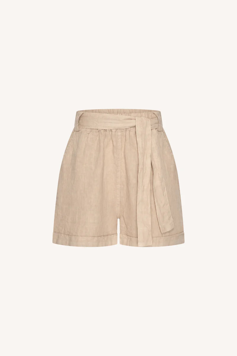 June linen shorts