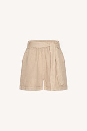 June linen shorts