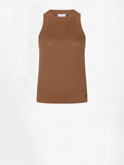 Noki metallic knitted tanktop roest rood voor dames van Dante6