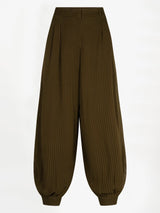 Gilbery Pinstripe Balloon Pants