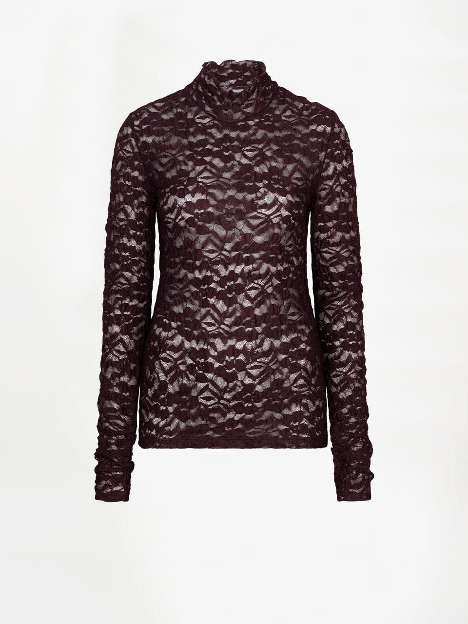 Irony Lace Turtle Neck Top