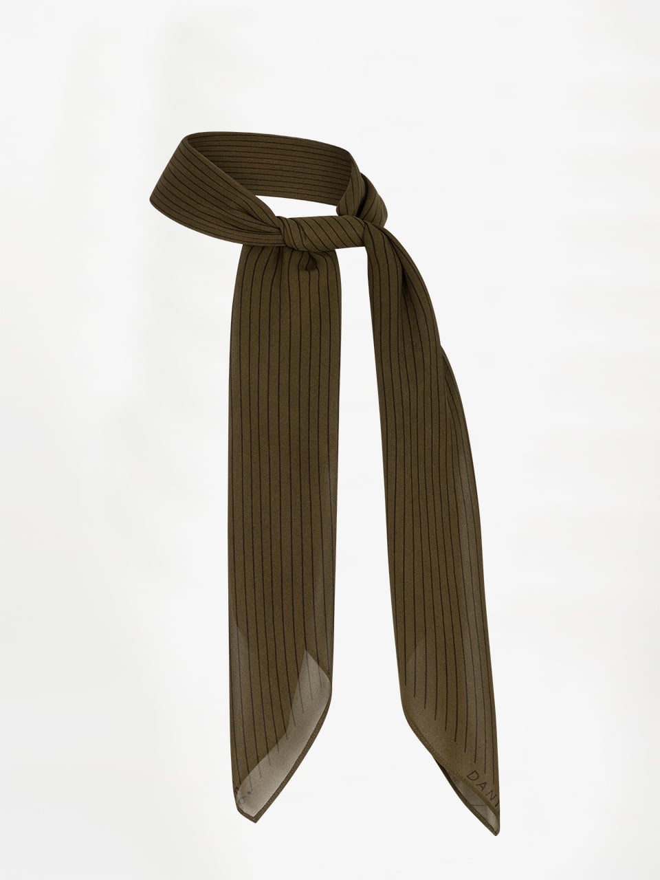 Pinstripe Printed Scarf