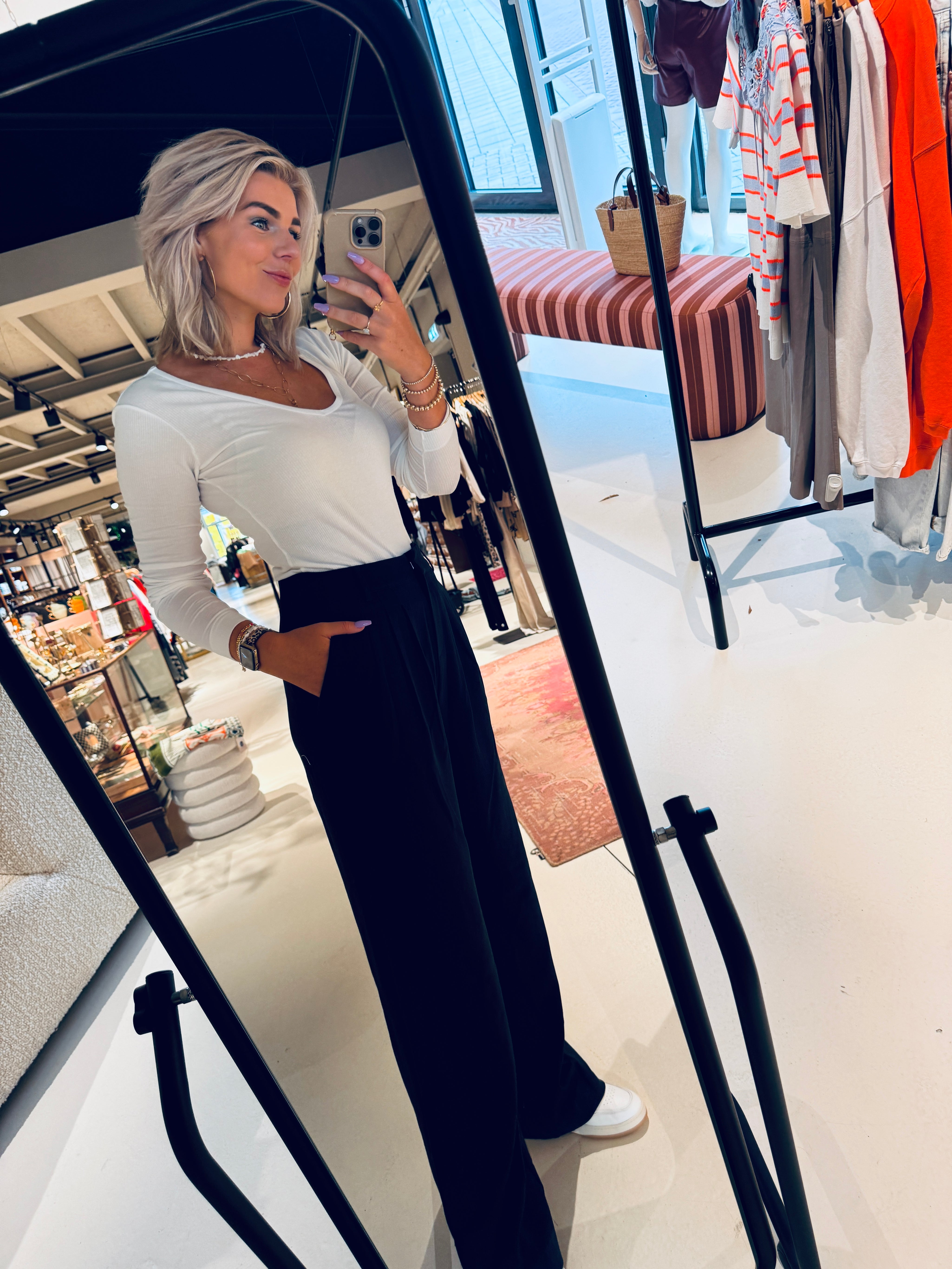 MarinCC Pleat LL Pant - Navy