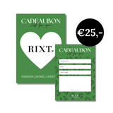 Digitale cadeaubon 25 euro