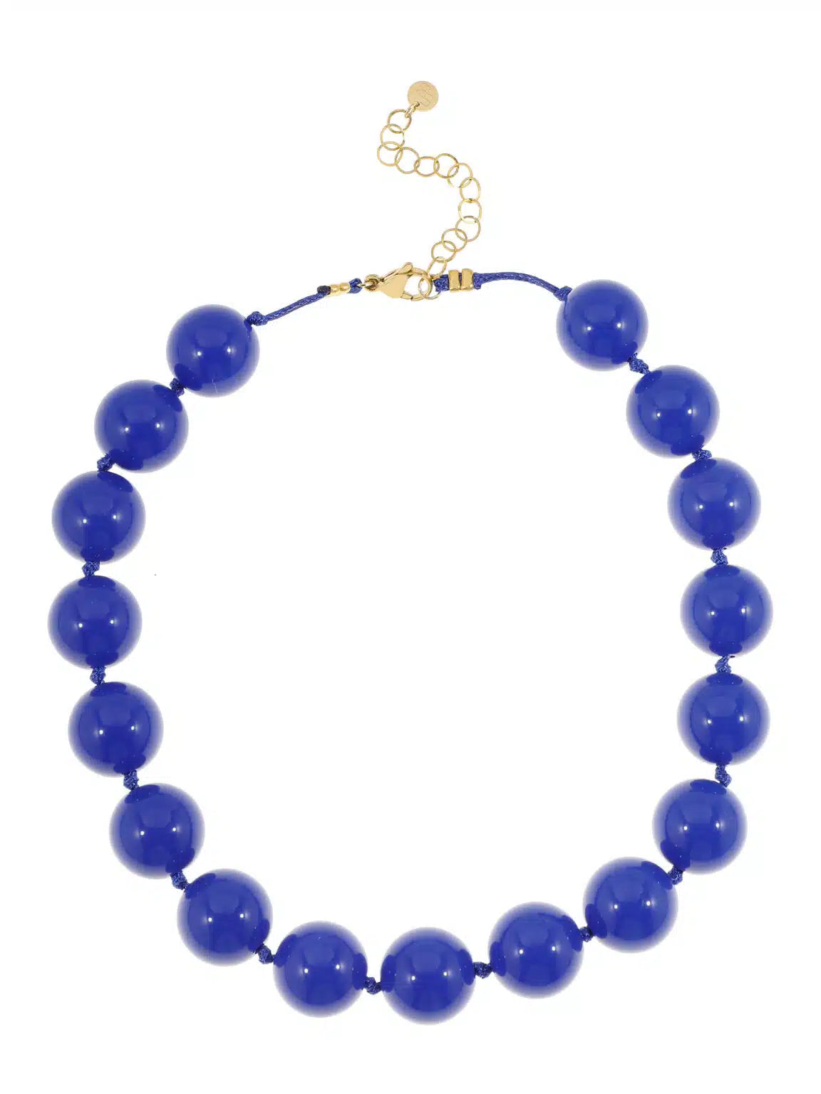 Korte ketting met grote ronde kralen Ellen Beekmans