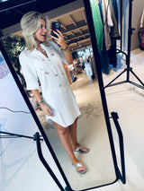 Madonna shirt dress